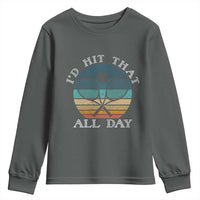 Id Hit That All Day Youth Sweatshirt Funny Tennis Player Gift - Wonder Print Shop