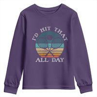 Id Hit That All Day Youth Sweatshirt Funny Tennis Player Gift - Wonder Print Shop