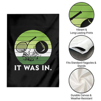 Funny Tennis Game Gift Garden Flag It Was In - Wonder Print Shop