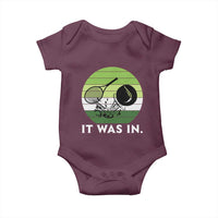 Funny Tennis Game Gift Baby Onesie It Was In - Wonder Print Shop