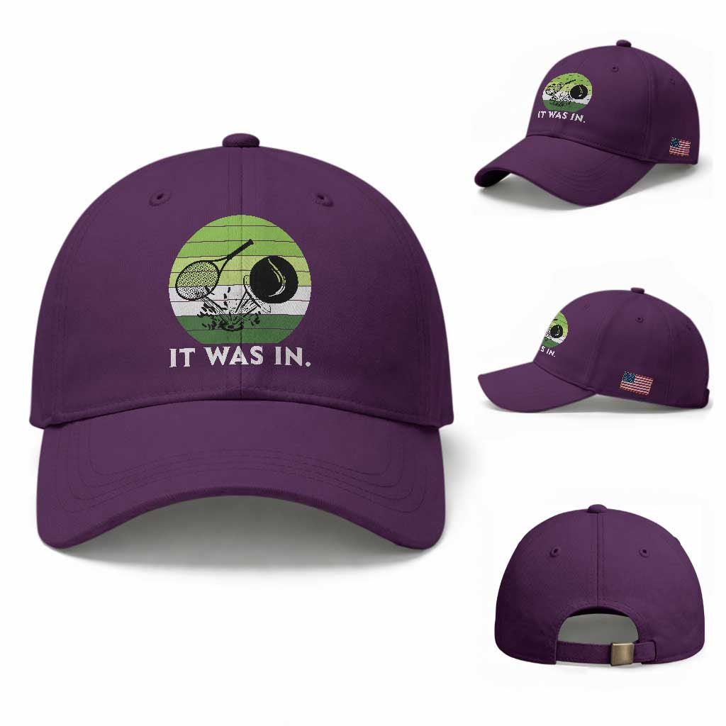 Funny Tennis Game Gift Baseball Cap It Was In