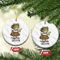 Funny Cinco De Mayo Frog Ceramic Ornament I Have To Drink Margs