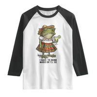 Funny Cinco De Mayo Frog Raglan Shirt I Have To Drink Margs