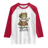 Funny Cinco De Mayo Frog Raglan Shirt I Have To Drink Margs