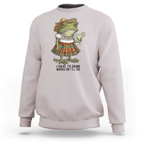 Funny Cinco De Mayo Frog Sweatshirt I Have To Drink Margs