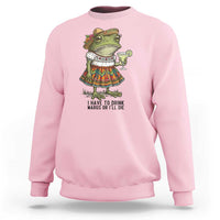 Funny Cinco De Mayo Frog Sweatshirt I Have To Drink Margs