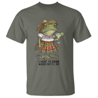 Funny Cinco De Mayo Frog T Shirt I Have To Drink Margs