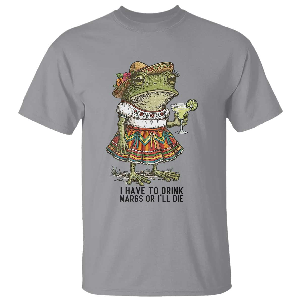 Funny Cinco De Mayo Frog T Shirt I Have To Drink Margs