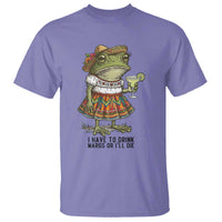 Funny Cinco De Mayo Frog T Shirt I Have To Drink Margs