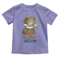 Funny Cinco De Mayo Frog Toddler T Shirt I Have To Drink Margs