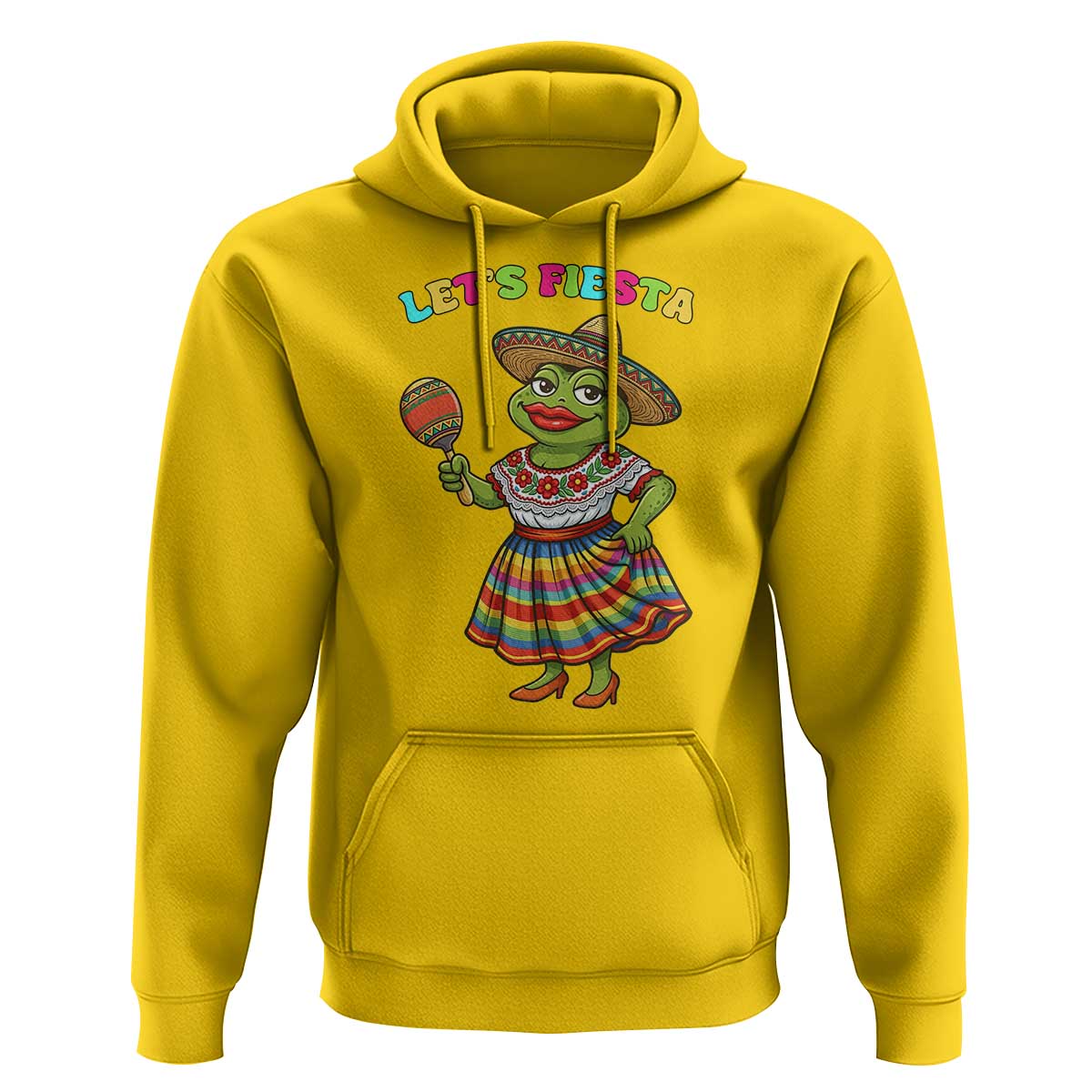 Funny Cinco De Mayo Sexy Frog Hoodie Lets Fiesta