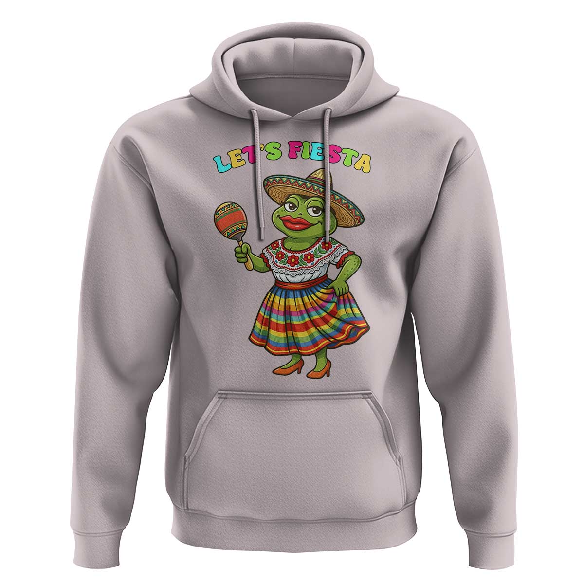 Funny Cinco De Mayo Sexy Frog Hoodie Lets Fiesta