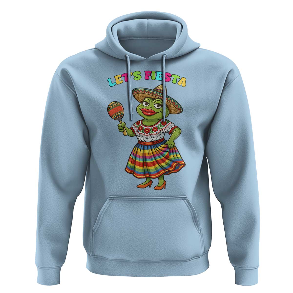 Funny Cinco De Mayo Sexy Frog Hoodie Lets Fiesta