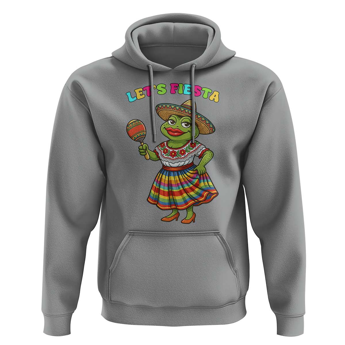 Funny Cinco De Mayo Sexy Frog Hoodie Lets Fiesta