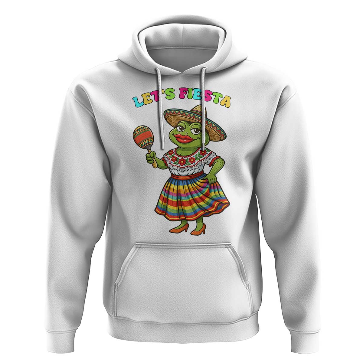 Funny Cinco De Mayo Sexy Frog Hoodie Lets Fiesta