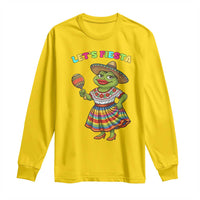 Funny Cinco De Mayo Sexy Frog Long Sleeve Shirt Lets Fiesta