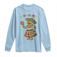 Funny Cinco De Mayo Sexy Frog Long Sleeve Shirt Lets Fiesta