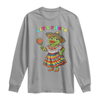 Funny Cinco De Mayo Sexy Frog Long Sleeve Shirt Lets Fiesta