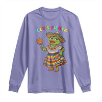 Funny Cinco De Mayo Sexy Frog Long Sleeve Shirt Lets Fiesta
