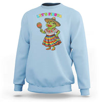 Funny Cinco De Mayo Sexy Frog Sweatshirt Lets Fiesta