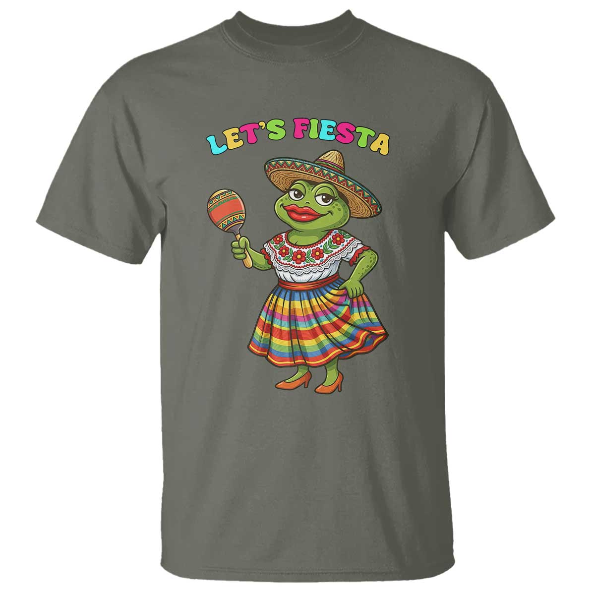 Funny Cinco De Mayo Sexy Frog T Shirt Lets Fiesta