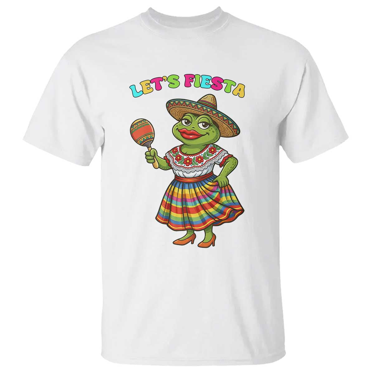 Funny Cinco De Mayo Sexy Frog T Shirt Lets Fiesta