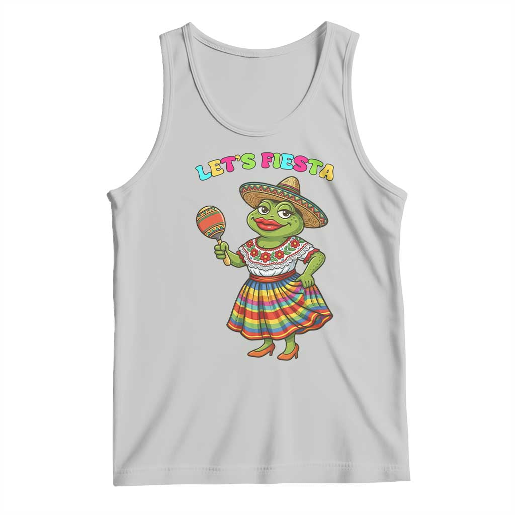 Funny Cinco De Mayo Sexy Frog Tank Top Lets Fiesta