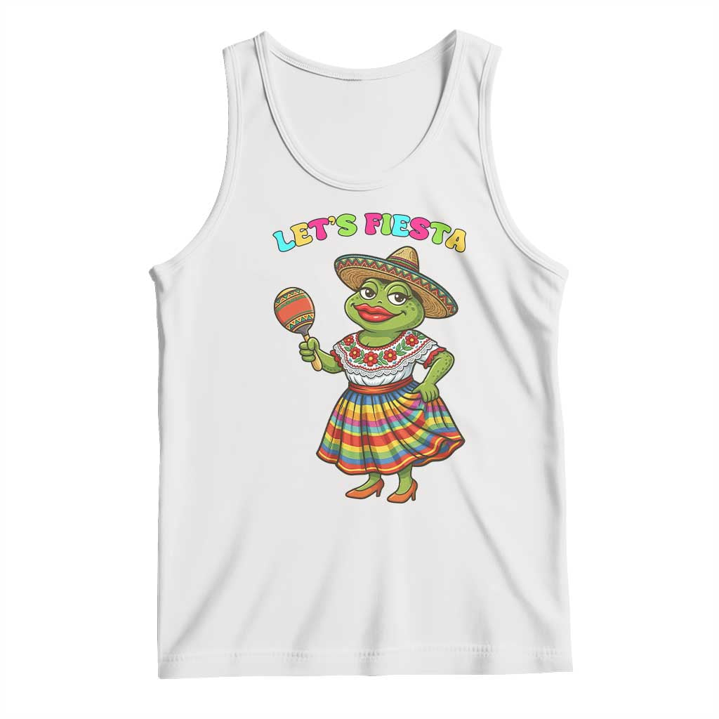 Funny Cinco De Mayo Sexy Frog Tank Top Lets Fiesta