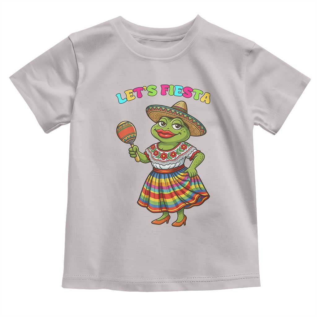 Funny Cinco De Mayo Sexy Frog Toddler T Shirt Lets Fiesta