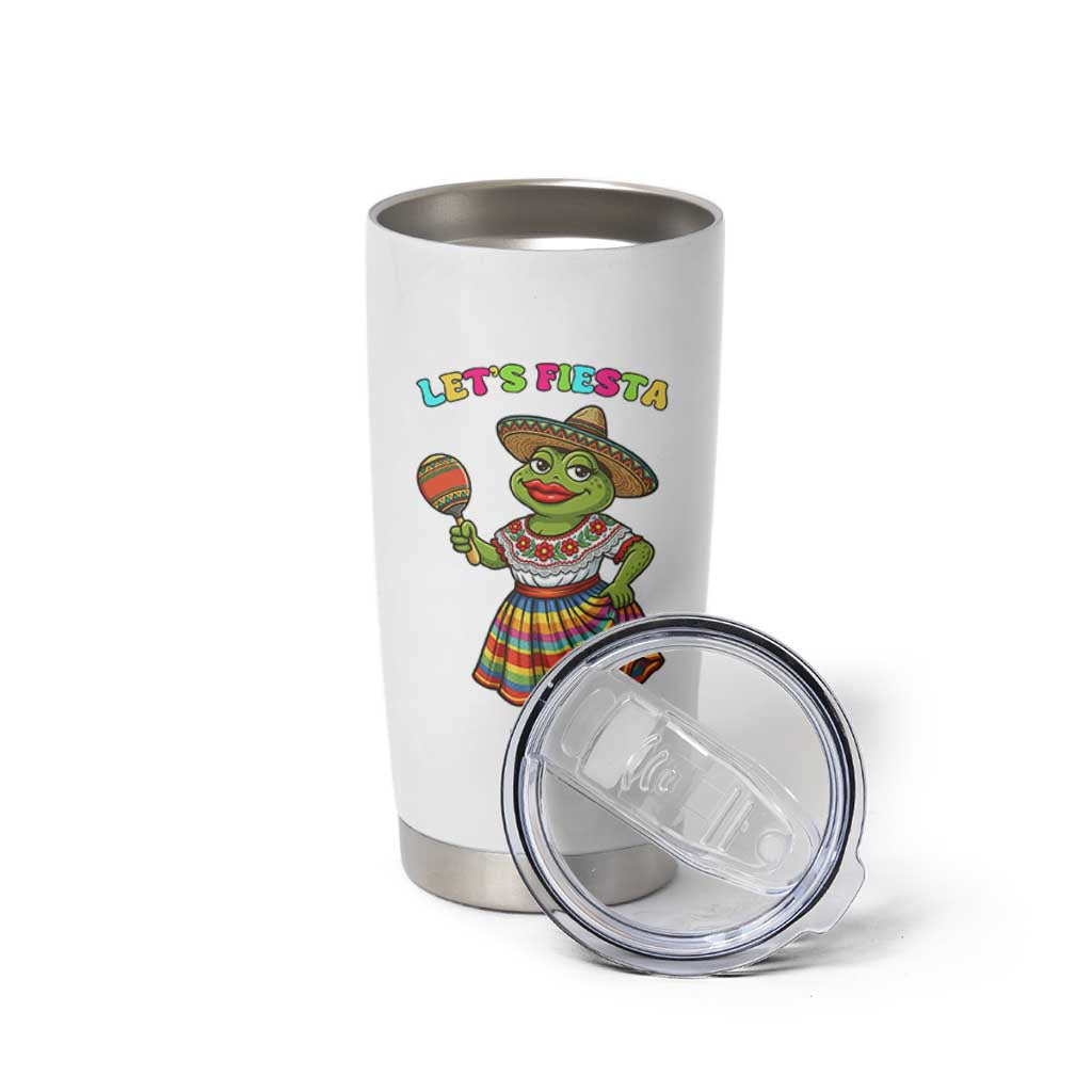 Funny Cinco De Mayo Sexy Frog Tumbler Cup Lets Fiesta