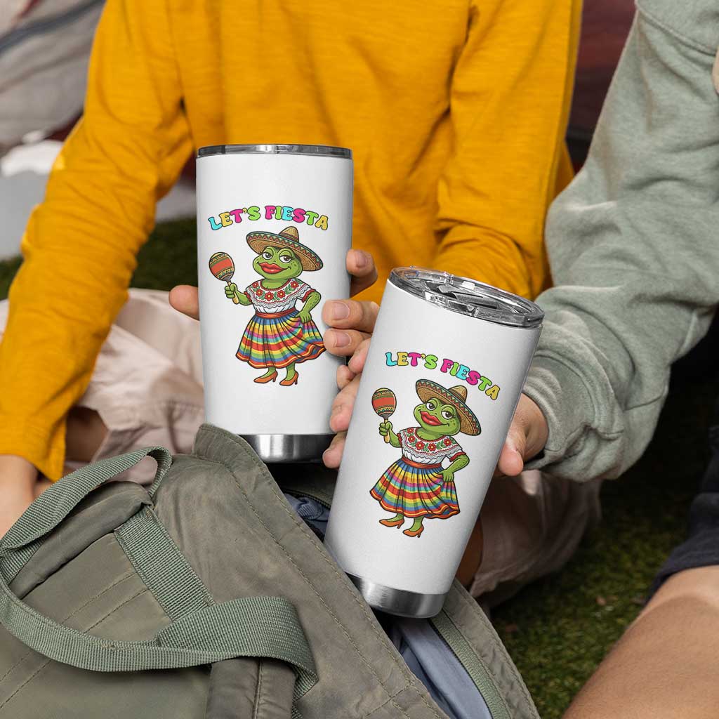 Funny Cinco De Mayo Sexy Frog Tumbler Cup Lets Fiesta