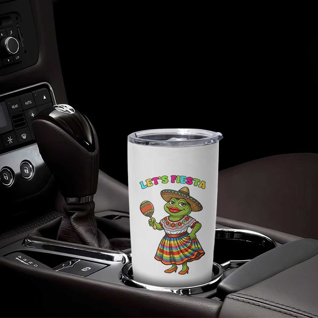 Funny Cinco De Mayo Sexy Frog Tumbler Cup Lets Fiesta