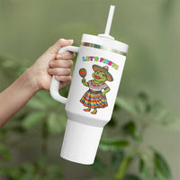 Funny Cinco De Mayo Sexy Frog Tumbler With Handle Lets Fiesta