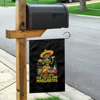 Funny Cinco De Mayo Frog Garden Flag Just Here For Tacos And Margaritas