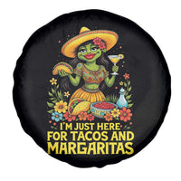 Funny Cinco De Mayo Frog Spare Tire Cover Just Here For Tacos And Margaritas