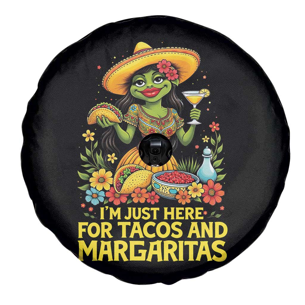 Funny Cinco De Mayo Frog Spare Tire Cover Just Here For Tacos And Margaritas