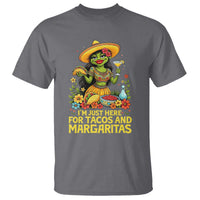 Funny Cinco De Mayo Frog T Shirt Just Here For Tacos And Margaritas