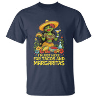 Funny Cinco De Mayo Frog T Shirt Just Here For Tacos And Margaritas