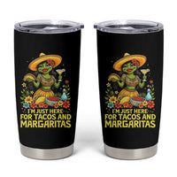 Funny Cinco De Mayo Frog Tumbler Cup Just Here For Tacos And Margaritas