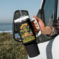 Funny Cinco De Mayo Frog Tumbler With Handle Just Here For Tacos And Margaritas