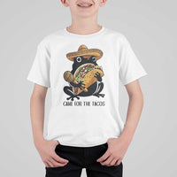 Grumpy Frog Cinco De Mayo T Shirt For Kid Came For The Tacos