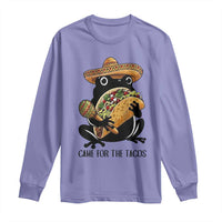 Grumpy Frog Cinco De Mayo Long Sleeve Shirt Came For The Tacos
