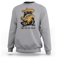 Grumpy Frog Cinco De Mayo Sweatshirt Came For The Tacos
