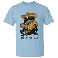 Grumpy Frog Cinco De Mayo T Shirt Came For The Tacos