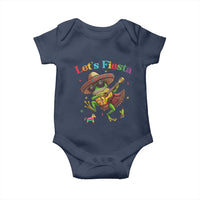 Funny Cinco De Mayo Frog Playing Guitar Baby Onesie Lets Fiesta