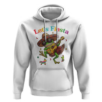 Funny Cinco De Mayo Frog Playing Guitar Hoodie Lets Fiesta