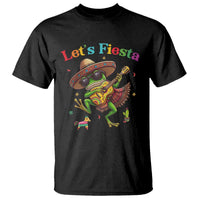Funny Cinco De Mayo Frog Playing Guitar T Shirt Lets Fiesta