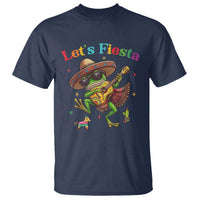 Funny Cinco De Mayo Frog Playing Guitar T Shirt Lets Fiesta