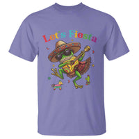 Funny Cinco De Mayo Frog Playing Guitar T Shirt Lets Fiesta