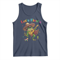 Funny Cinco De Mayo Frog Playing Guitar Tank Top Lets Fiesta